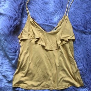 Charlotte Russe Ruffle Tank Top